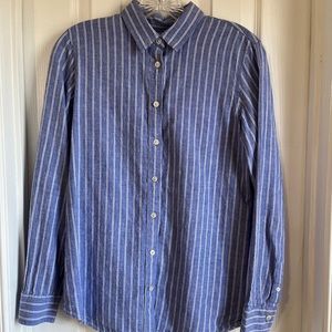Banana Republic Dillon shirt Blue And White Sz S